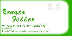 renato feller business card